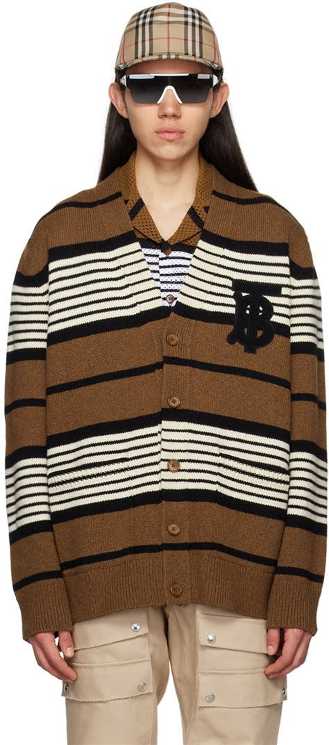 burberry brown striped top|Burberry store online.